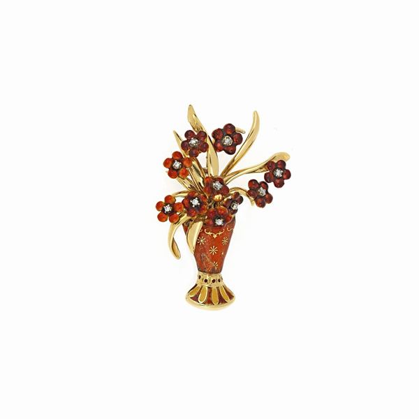 Spilla bouquet