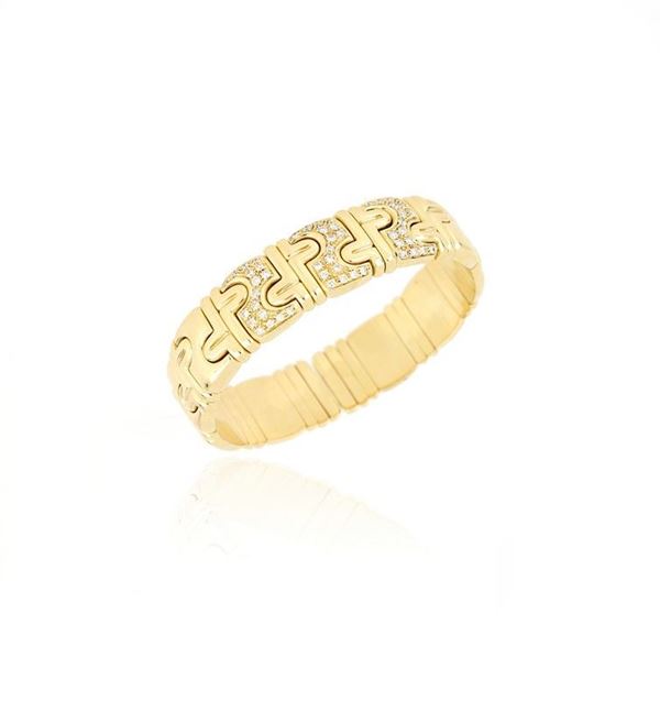 Bracciale bangle con diamanti 