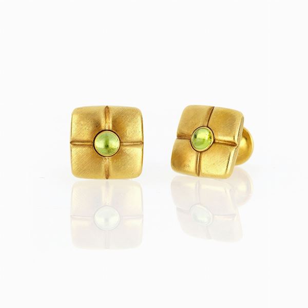 Gemelli in oro giallo Montblanc