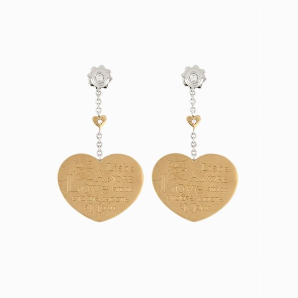 Orecchini in oro e diamanti