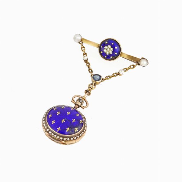 Orologio spilla   - Auction ASTA LIVE SETTEMBRE - Faraone Casa d'Aste