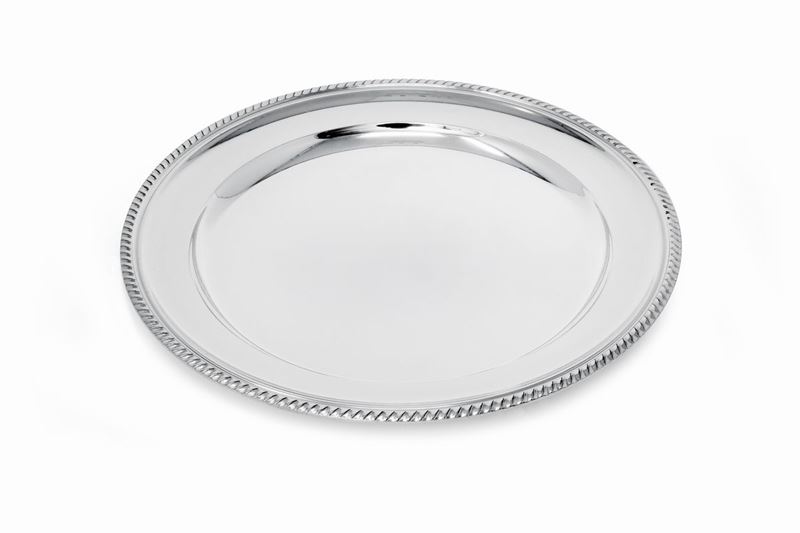 Piatto con Bordo Decorato