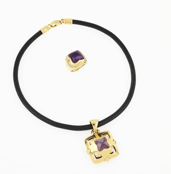 Bulgari - Demi-parure Pyramid Bulgari