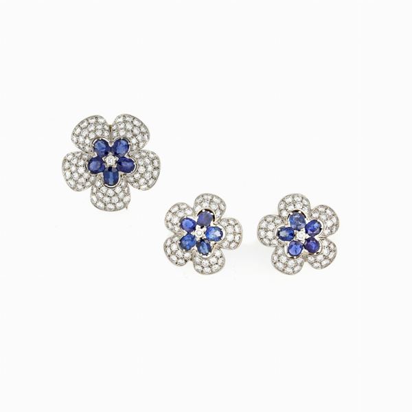 Demi-parure floreale
