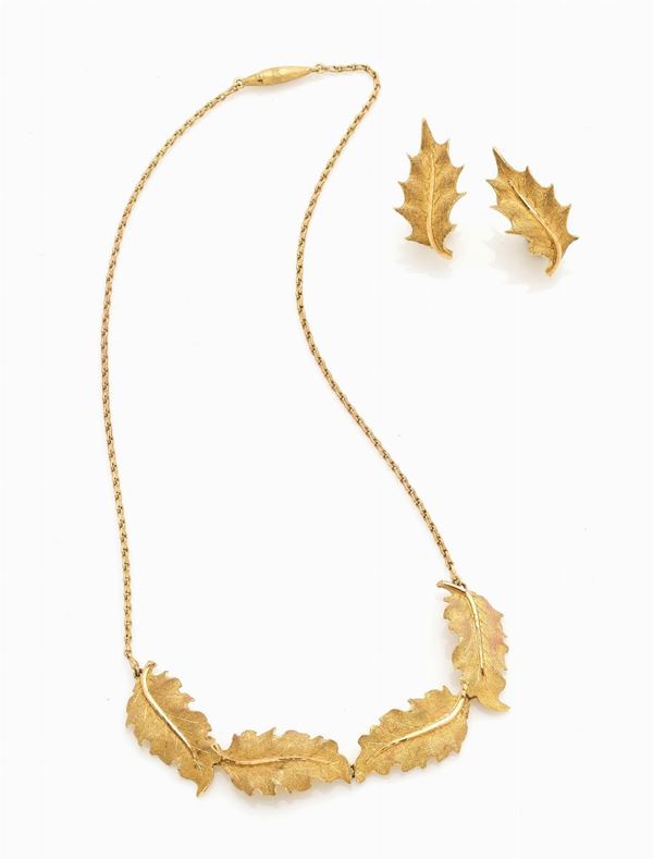 Buccellati - Collana e orecchini firmati Buccellati