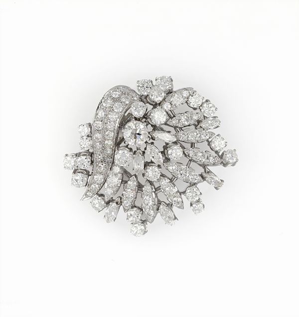 Spilla con diamanti