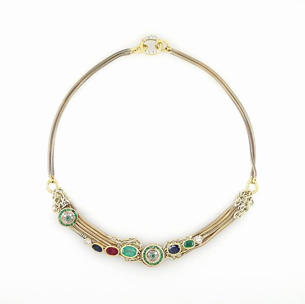Collana con gemme