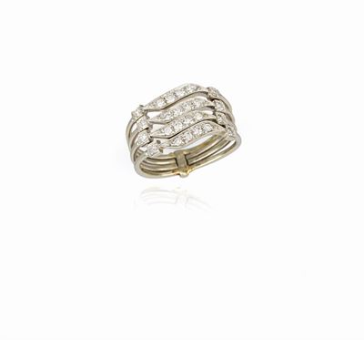 Anello con Diamanti Huit Huit
