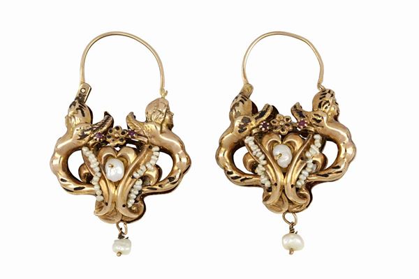 Orecchini pendenti  - Auction OTTOBRE - Faraone Casa d'Aste