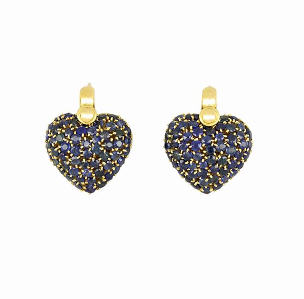 Orecchini a cuore  - Auction OTTOBRE - Faraone Casa d'Aste
