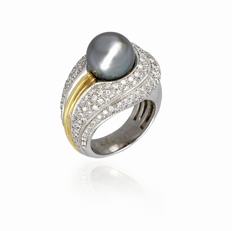 Anello Perla Nera