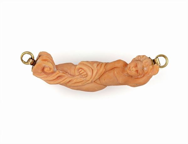 Pendente antico in corallo