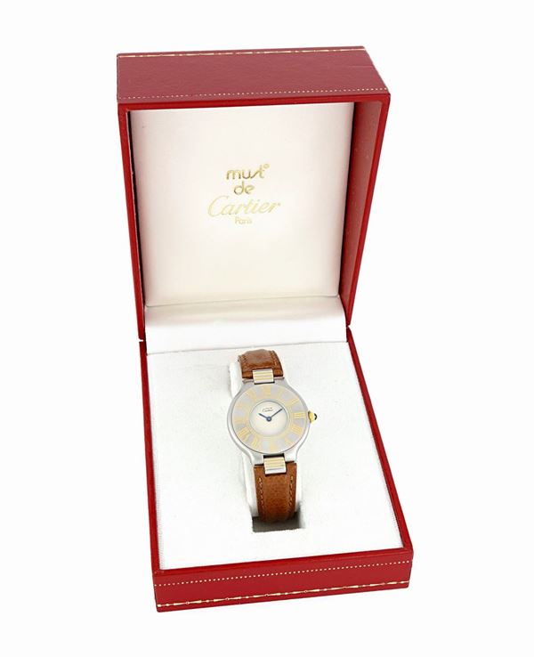 Cartier : Orologio Must 21 Cartier  - Asta GIOIELLI E OROLOGI - Faraone Casa d'Aste
