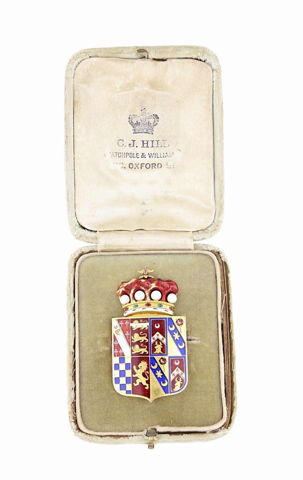 Spilla stemma inglese  - Auction ASTA LIVE DICEMBRE - Faraone Casa d'Aste