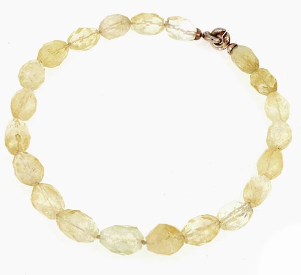 Collana con quarzi