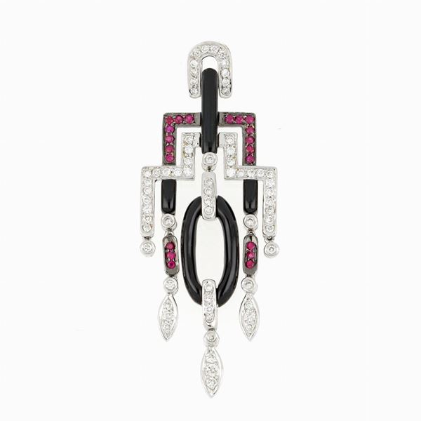 Pendente geometrico   - Asta GIOIELLI E OROLOGI - Faraone Casa d'Aste