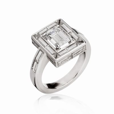 Anello Francese con Diamanti