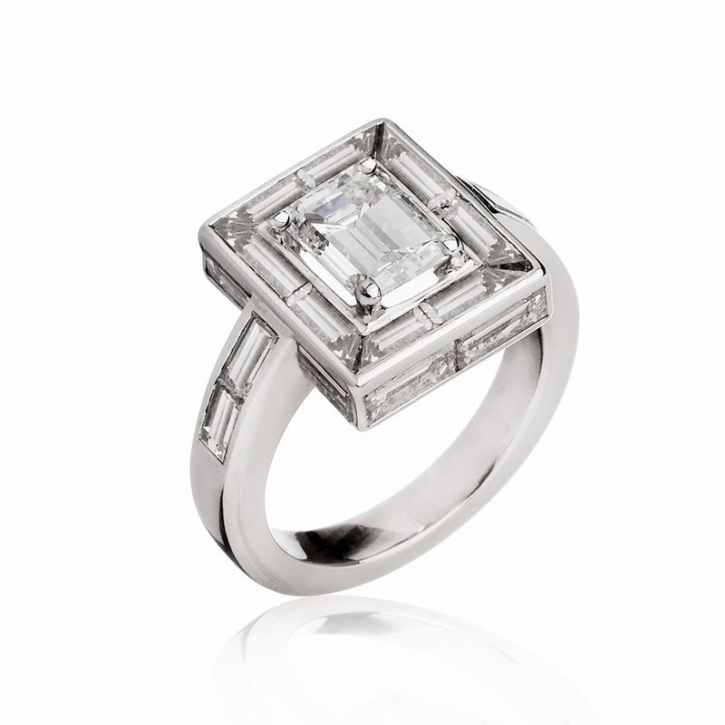 Anello Francese con Diamanti