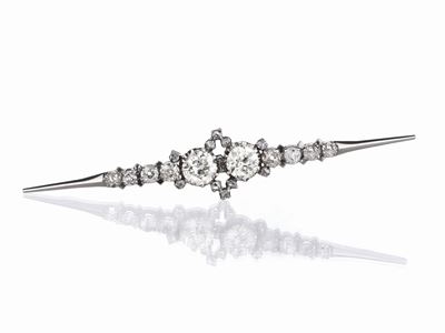 Pendente/spilla con Diamanti Old Cut