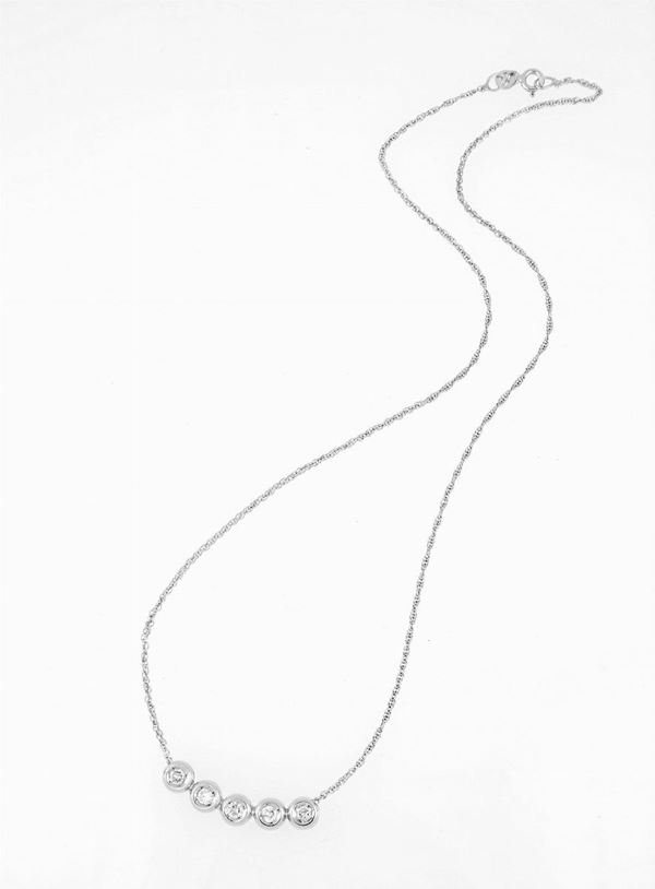 Collier con diamanti