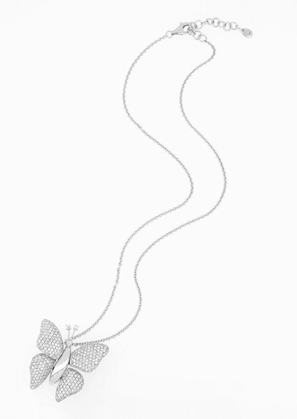 Collana farfalla, firmata Crivelli 