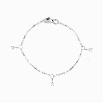 Bracciale Firmato Salvini con Diamanti Pendenti