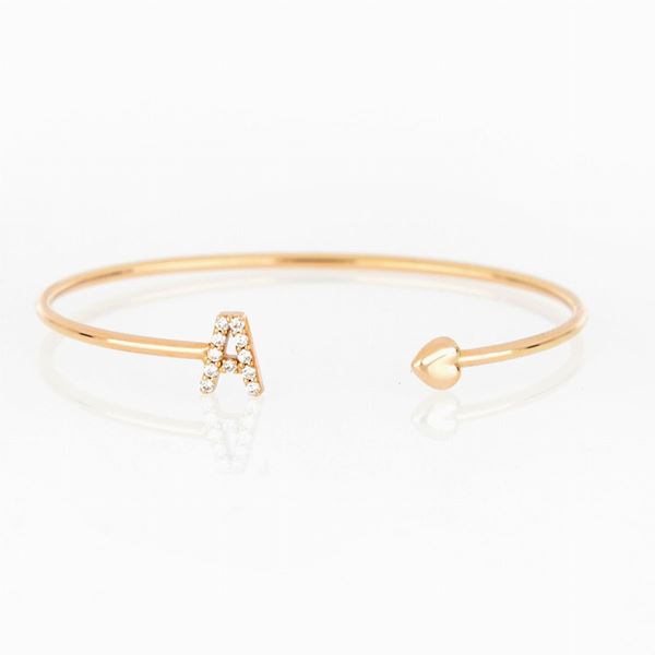 Bracciale A cuore firmato Crivelli  - Asta GIOIELLI E OROLOGI - Faraone Casa d'Aste