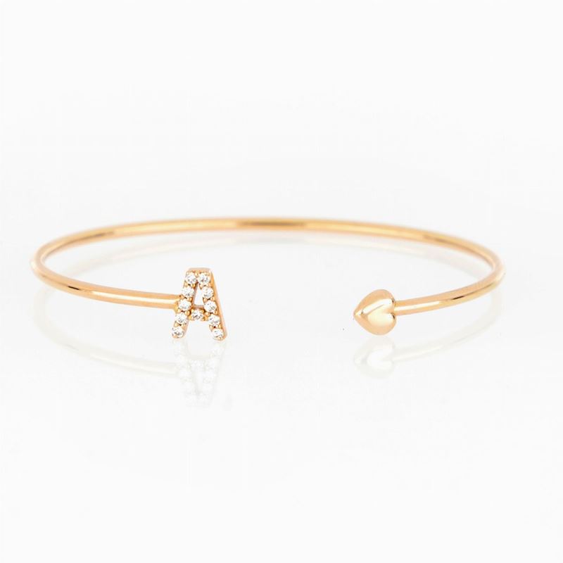 Bracciale a Cuore Firmato Crivelli