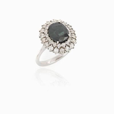 Anello Margherita con Zaffiro