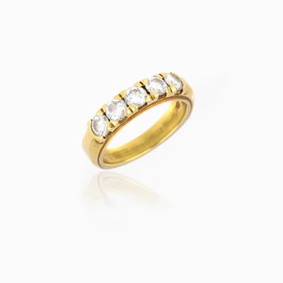 Anello Rivière con Diamanti