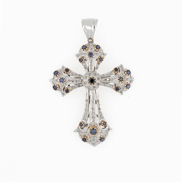 Pendente croce  - Asta GIOIELLI E OROLOGI - Faraone Casa d'Aste