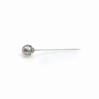 Spilla con Perla Tahiti