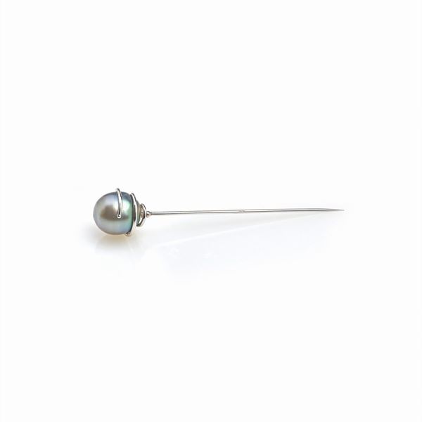 Spilla con perla Tahiti