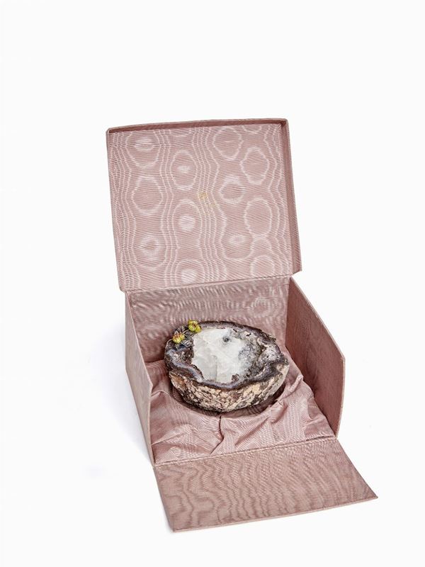Geode ornato da Romolo Grassi