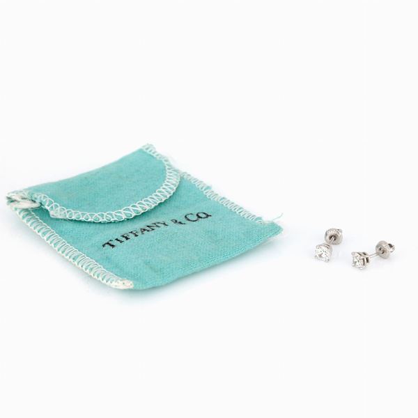 Tiffany : Orecchini tappabuchi firmati Tiffany &amp; Co.  - Asta GIOIELLI E OROLOGI  XX SECOLO - Faraone Casa d'Aste