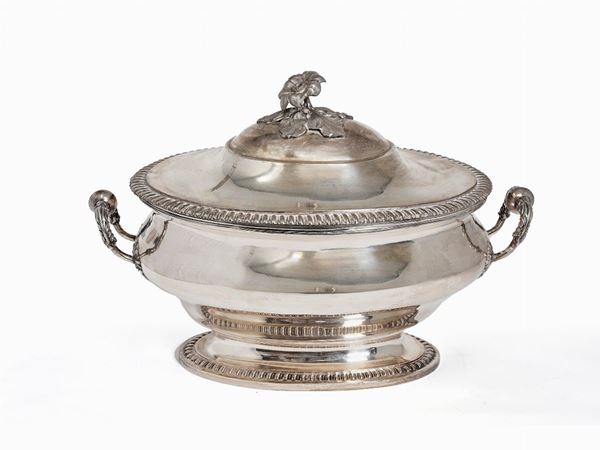Zuppiera in argento  - Auction ARGENTI - Faraone Casa d'Aste