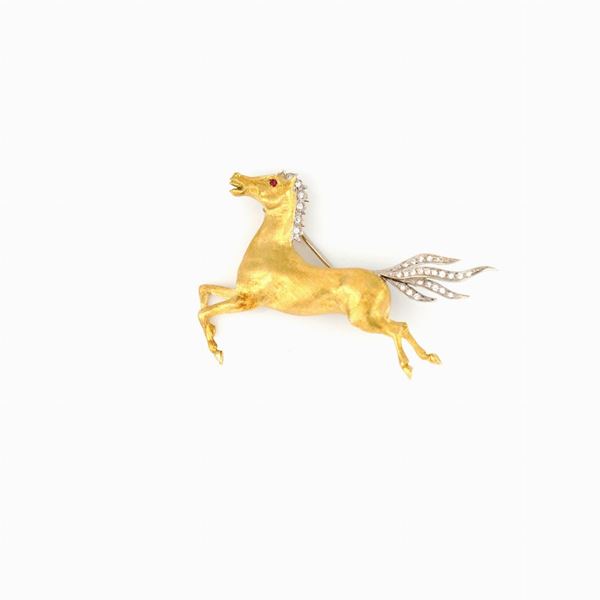 Spilla cavallo