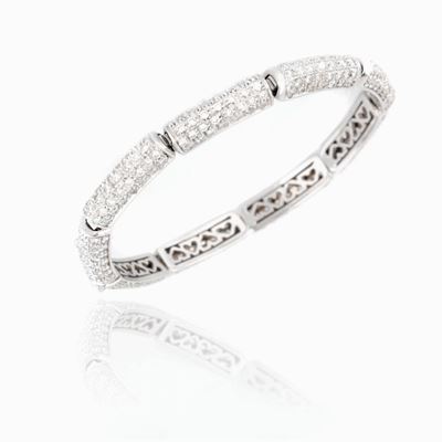 Bracciale a Moduli con Diamanti
