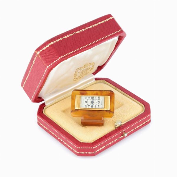 Cartier : Raro orologio a clip Cartier, 1920/1930  - Auction GIOIELLI E OROLOGI  XX SECOLO - Faraone Casa d'Aste