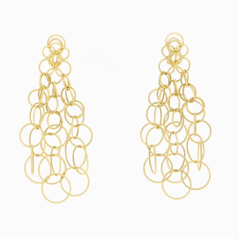Orecchini Pendenti Collezione Hawaii Firmati Buccellati