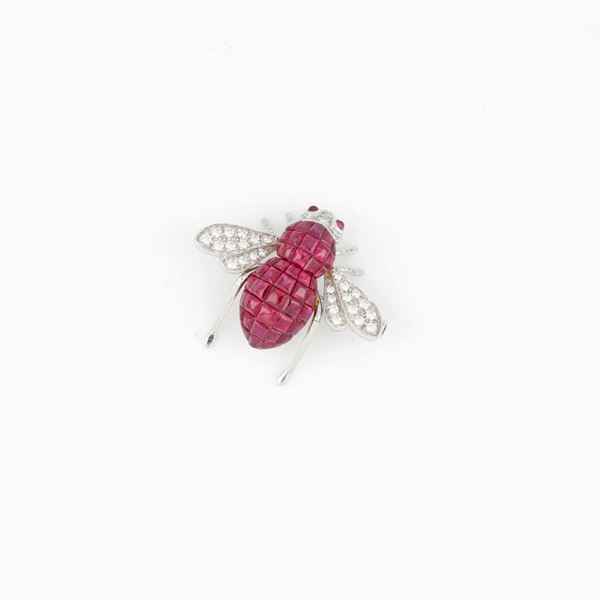 Sabbadini : Spilla ape firmata Sabbadini  - Asta GIOIELLI E OROLOGI  XX SECOLO - Faraone Casa d'Aste