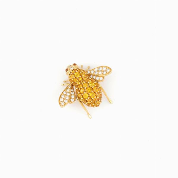 Sabbadini : Spilla ape firmata Sabbadini  - Asta GIOIELLI E OROLOGI  XX SECOLO - Faraone Casa d'Aste