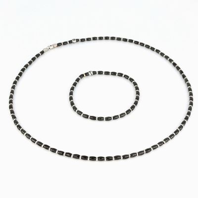 Demi-parure con Dischetti in Ceramica e Oro