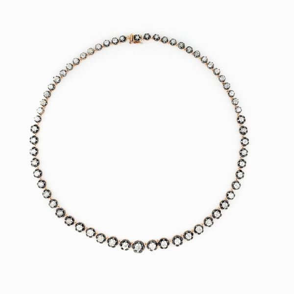 Collana rivi&#232;re con diamanti 