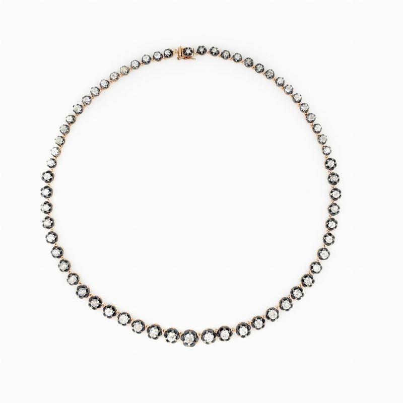 Collana Rivière con Diamanti