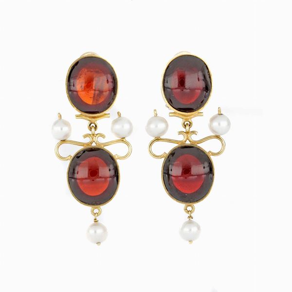 Earrings attributable to Luisa Di Gresy