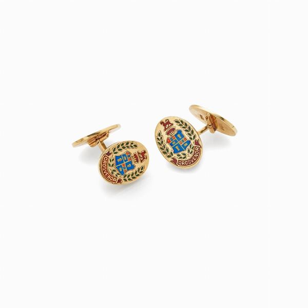 Gemelli stemma inglese  - Auction GIOIELLI E OROLOGI  XX SECOLO - Faraone Casa d'Aste