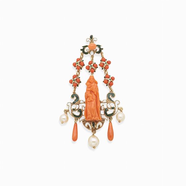 Pendente in stile rinascimentale  - Asta GIOIELLI E OROLOGI - Faraone Casa d'Aste