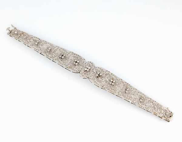 Bracciale con diamanti 