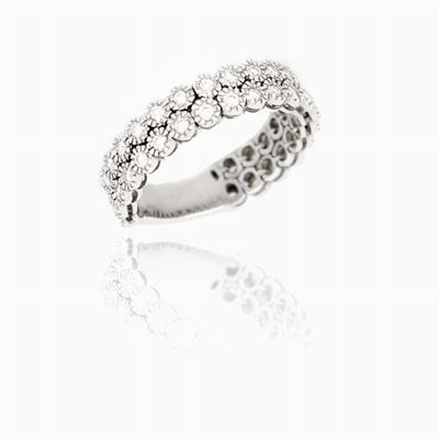 Anello Morbido con Diamanti